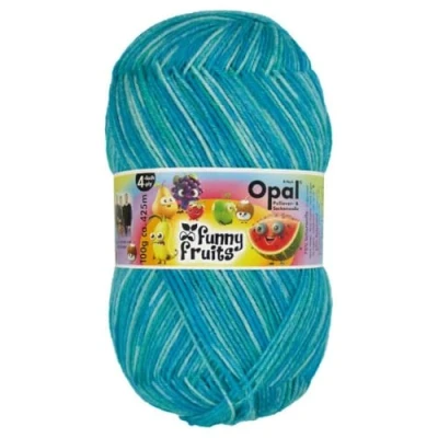 Afbeelding van Opal Funny Fruits 11415 (425 m), 4 laags, duurzaam garen, 1 x 100 g
