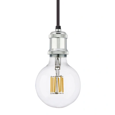 Afbeelding van Vintage Hanglamp Fitting E27, Chroom