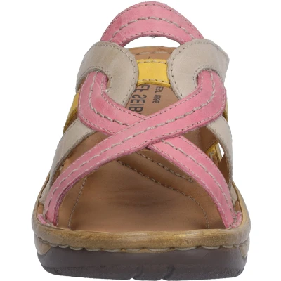 Afbeelding van Josef Seibel Catalonia Muiltjes met hak, Dames, Maat: 41, Pink multi Leer