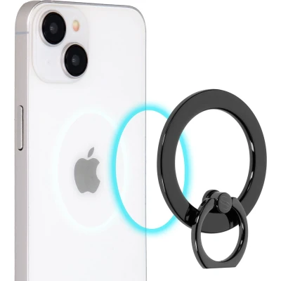 Afbeelding van Selencia Geschikt voor MagSafe telefoonring Zwart