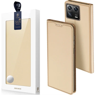 Afbeelding van Dux Ducis Telefoon Hoesje geschikt voor de Xiaomi 13 Skin Pro Book Case Goud