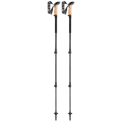Afbeelding van Leki Black Series Carbon Wandelstokken Grey Dark Anthracite Zwart