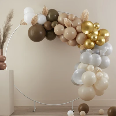 Afbeelding van Ballonboog DIY bruin taupe nude per kit
