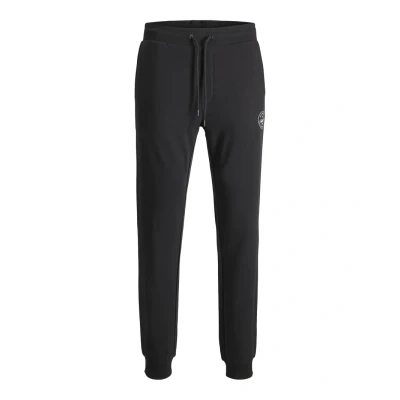 Afbeelding van Jack &amp; Jones Jjigordon Jjshark Trainingsbroek, Heren, Maat: Large, Black