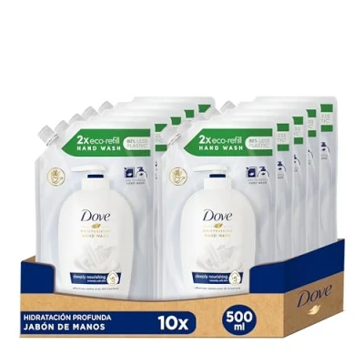 Afbeelding van Dove Caring Hand Wash Refill 500 ml (6 stuks)