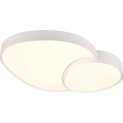Afbeelding van TRIO RISE Plafondlamp Wit mat incl. 1x SMD 45W Geintergreerde dimmer Memory functie Lichtkleur instelbaar