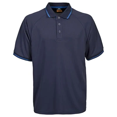 Afbeelding van Trespass T Shirt Bonington Male Polo Top Tp100 Dark Grey L