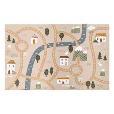 Afbeelding van Atmosphera Kids Vloerkleed Niels Jute 100x150cm Multi