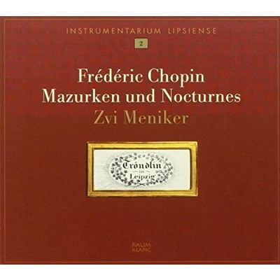 Afbeelding van Zvi Meniker Chopin: Mazurken Und Nocturnes (CD)