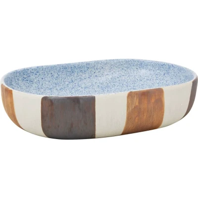 Afbeelding van Opzetwasbak ovaal 59x40x14 cm keramiek meerkleurig