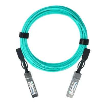 Afbeelding van BlueOptics Actieve Optische Kabel QSFP28 100GBASE SR4 25 Meter, Zendontvangers, Turkoois