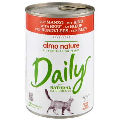 Afbeelding van Almo Nature Blik Adult Cat Daily Menu 400 g Kattenvoer Rund