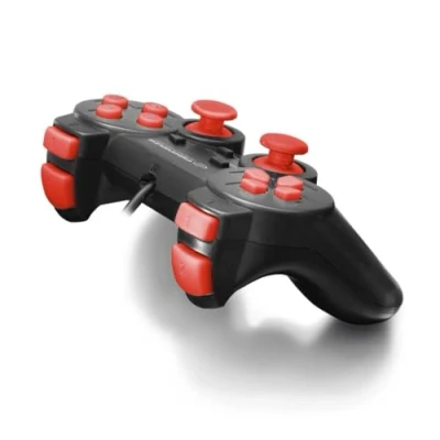 Afbeelding van Esperanza EGG102R Gaming Controller Zwart, Rood USB 2.0 Gamepad Analoog / Digital PC
