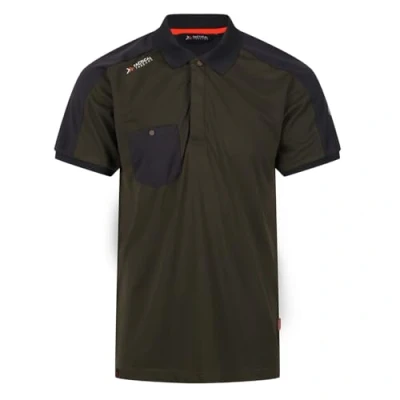 Afbeelding van Regatta TRS167SM41C antitranspirant poloshirt, maat S, donker kaki