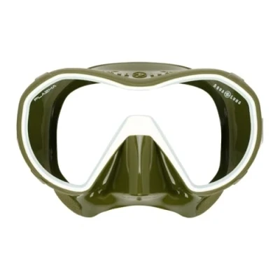 Afbeelding van AQUALUNG Plazma Randloos panoramisch duikmasker voor volwassenen met verschillende lensmodellen, snel verstelbare gespen, herbruikbare beschermhoes, ideaal duiken