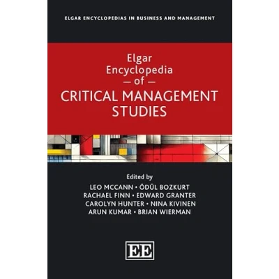 Afbeelding van Elgar Encyclopedias in Business and Management series Encyclopedia of Critical Studies