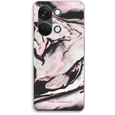 Afbeelding van Case Company® hoesje geschikt voor OnePlus Nord 3 Roze stroom Soft Cover Telefoonhoesje Bescherming aan alle Kanten en Schermrand