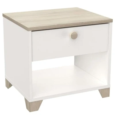 Afbeelding van CBA Nachtkastje Wit 43cm