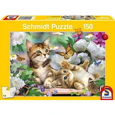 Afbeelding van Speelse Katzenbabys: kinderpuzzel standaard 150 stukjes