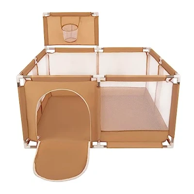 Afbeelding van Selonis Kinderbox met Mand en Geen Ballen, Beige