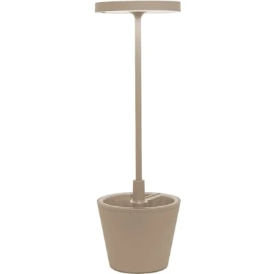 Afbeelding van Zafferano Poldina Reverso Draadloze oplaadbare led tafellamp, dimbare touch lamp voor binnen en buiten, IP54, lichtkleurtemperatuur: 2200 2700 3000