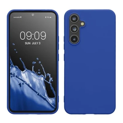 Afbeelding van kwmobile telefoonhoesje geschikt voor Samsung Galaxy A54 5G Hoesje smartphone Back cover in Baltisch blauw