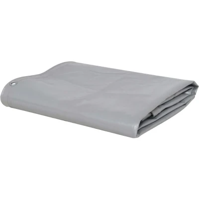 Afbeelding van Dekzeil 650 g/m² 5x6 m grijs