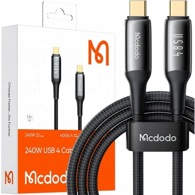 Afbeelding van Mcdodo® Thunderbolt 4 Usb c Kabel Snelladen 240W 40Gbps 1m