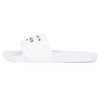 Afbeelding van Tommy Hilfiger Badslippers, Heren, Maat: 41, White Kunststof