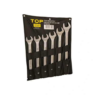 Afbeelding van TOPGEAR Steek ringsleutels 6 delig 34 50 mm.