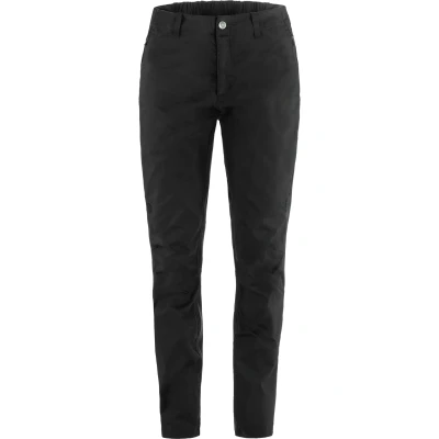 Afbeelding van Fjällräven Hoja Hybrid Wandelbroek Dames Black 36 Zwart