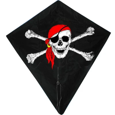 Afbeelding van Vlieger Diamant Piraat 82x88 cm