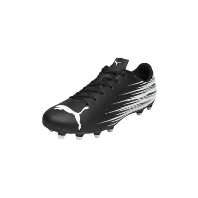 Image de Puma Chaussures de football ATTACANTO II FG/AG pour homme, noir et blanc, 44 EU, blanc., 44.5 EU