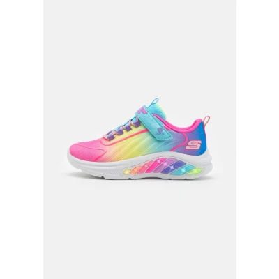 Afbeelding van Skechers Rainbow Cruisers Meisjes Sneakers Turquoise/Multicolour Maat 30