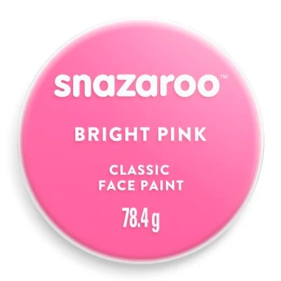 Afbeelding van Snazaroo Verf voor gezicht en lichaam, make up vermomming, kinderen volwassenen, blush 75 ml, kleur: felroze