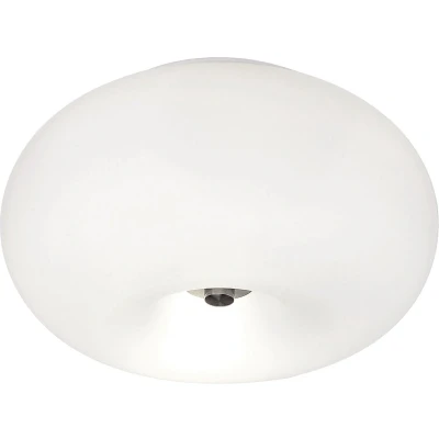 Afbeelding van EGLO Optica Plafondlamp Ø280mm. Nikkel Mat Wit