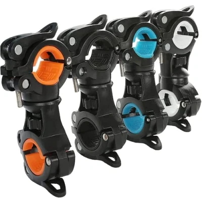 Afbeelding van 4 stuks rolstoelhengels, praktische 360 draaibare clip, rolstoelstandaard, accessoires voor elektrische mobiliteitsscooter
