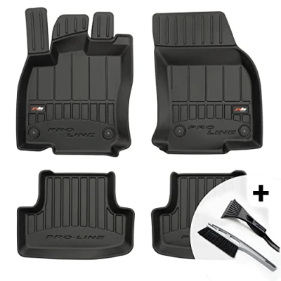Afbeelding van moto MOLTICO 3D rubberen vloermatten set van 4 geschikt voor Audi Q2 vanaf 2016