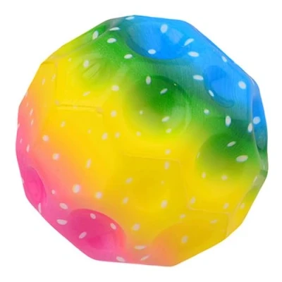 Afbeelding van John Toy Stuiterende regenboog maan Ø7cm