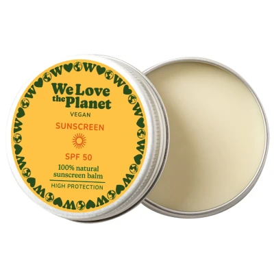 Afbeelding van We Love The Planet Zonnebrand Blik SPF50 Vegan 35g Blikje