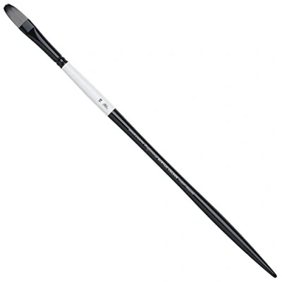 Afbeelding van Winsor &amp; Newton Artist 5083010 Acrylkwast voor acrylverf en olieverf, lange steel, Filbert nr. 10
