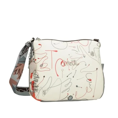 Afbeelding van Anekke Schoudertas Alma Ole Crossbody Bag Multicolor Crème