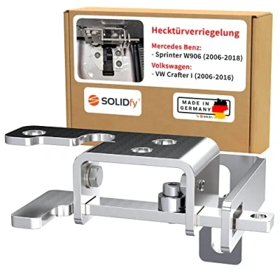 Afbeelding van SOLIDfy® Achterdeurslot voor Mercedes Sprinter W906 en VW Crafter I Type 2E Inbraakbeveiliging achterdeur caravan camper