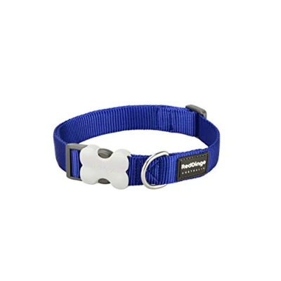 Afbeelding van Animal Boulevard Dc zz db 20 Hals En Leibanden Hond Rd Halsband Donkerblauw M 20mmx31 47cm Maat: