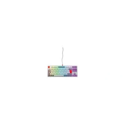 Image de CHERRY XTRFY K4V2 Retro Edition clavier RGB 80% TKL backlit USB QWERTZ Allemand commutateur : MX2A Red gris