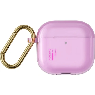 Afbeelding van iDeal of Sweden Hoesje Geschikt voor AirPods 4 Clear Case roze