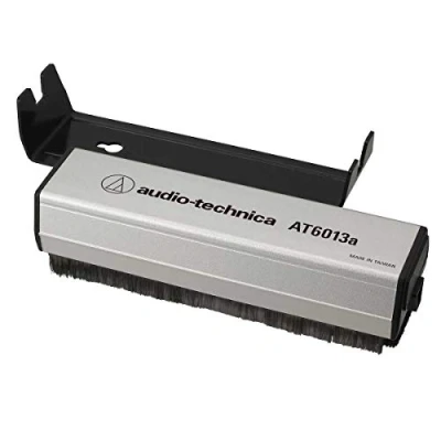 Afbeelding van Audio Technica platenspeler accessoire AT6013a dubbelwerkende antistatische reinigingsborstel voor vinylplaten
