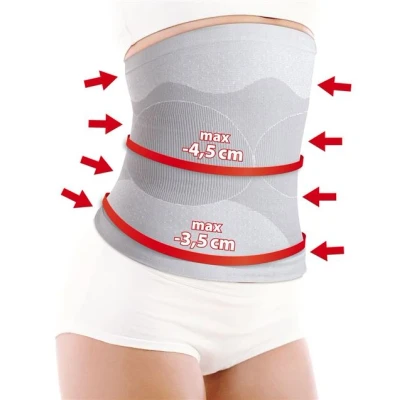Image de la ceinture Mass &amp; Slim Belt Taille L est dotée de centaines billes Tourmaline qui contribuent à perte centimètres au contact peau. Redéfinit et affine votre silhouette grâce son effet gainant