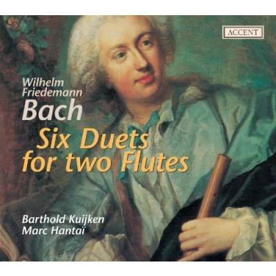 Afbeelding van Barthold Kuijken &amp; Marc Hantaï W.F.Bach: 6 Sonatas For Two Flutes (CD)