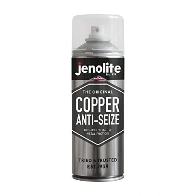 Afbeelding van JENOLITE Anti grippant koper 400 ml (zeer goed bestand tegen hoge temperaturen, beschermt corrosie en convulsies, voorkomt piepende rem)